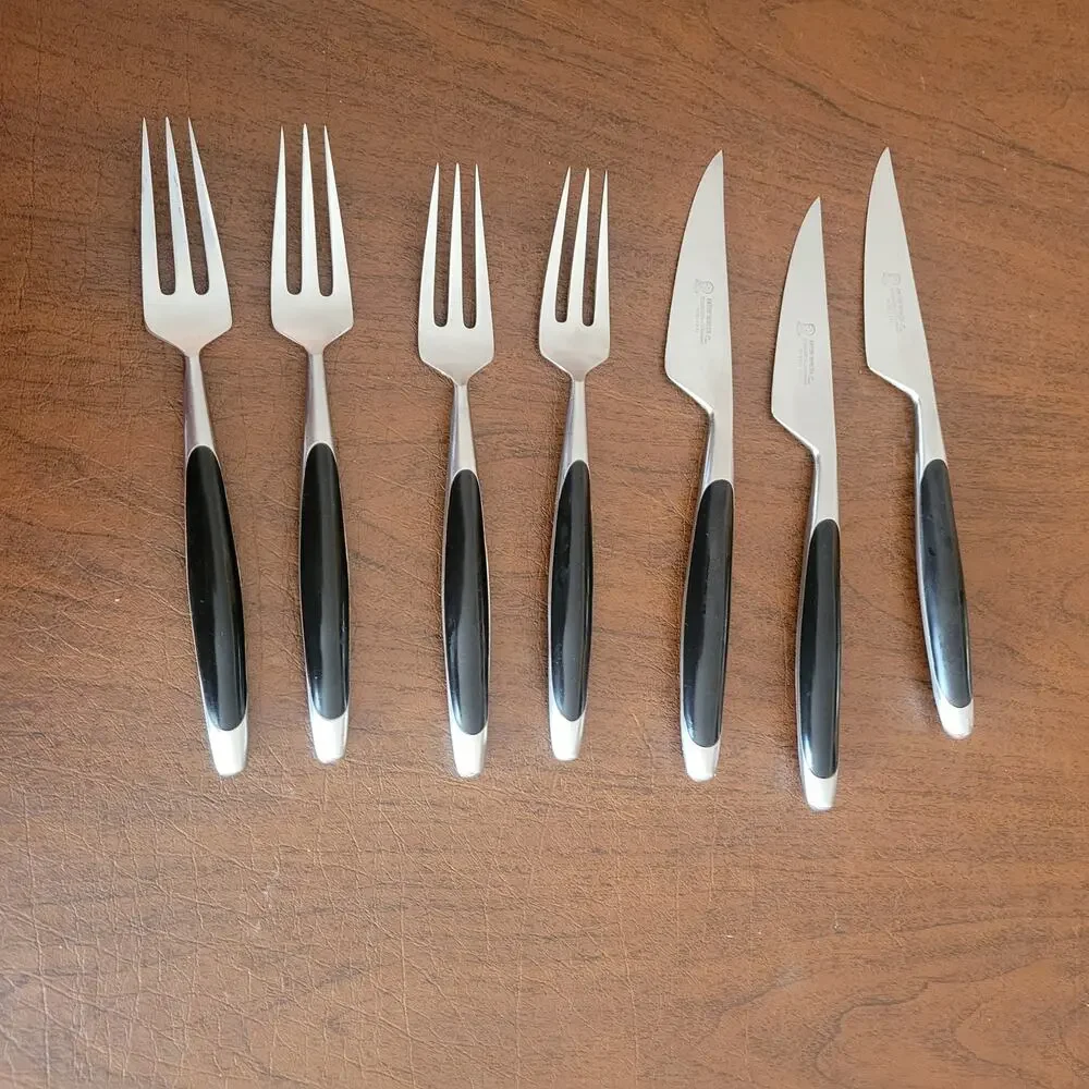 Anton Wingen Jr Solingen Germany Vintage Steak Knives Cutlery Set MCM